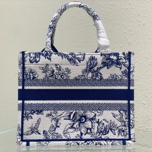 Small CD Book Tote 26.5cm Jardin Botanique Blue