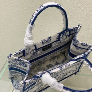 Small CD Book Tote 26.5cm Jardin Botanique Blue