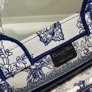 Small CD Book Tote 26.5cm Jardin Botanique Blue