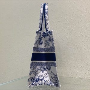 Medium CD Book Tote 36cm Jardin Botanique Blue