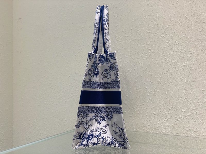 Medium CD Book Tote 36cm Jardin Botanique Blue