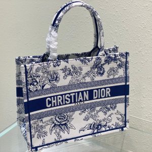 Medium CD Book Tote 36cm Jardin Botanique Blue