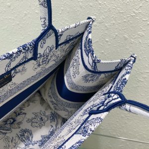 Medium CD Book Tote 36cm Jardin Botanique Blue