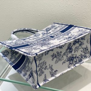 Large CD Book Tote 42cm Jardin Botanique Blue