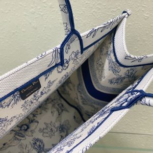 Large CD Book Tote 42cm Jardin Botanique Blue