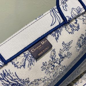 Large CD Book Tote 42cm Jardin Botanique Blue