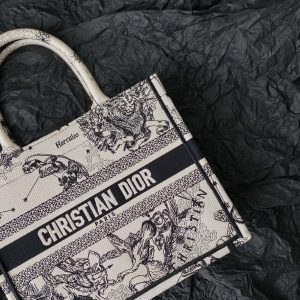 Small CD Book Tote 26.5cm Hercules White