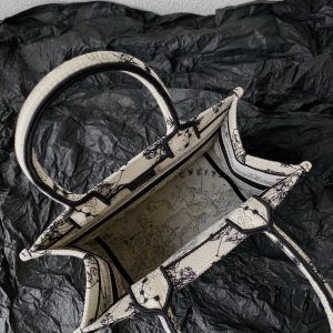 Small CD Book Tote 26.5cm Hercules White