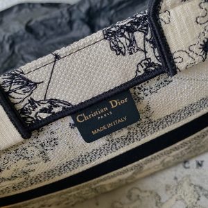 Small CD Book Tote 26.5cm Hercules White