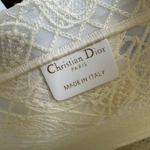 Medium CD Book Tote 36cm Butterfly Zodiac White