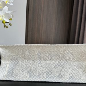 Large CD Book Tote 42cm Butterfly Zodiac White