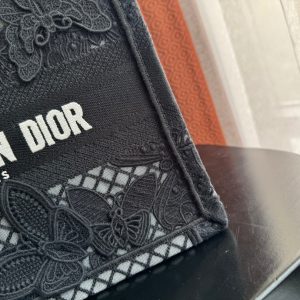 Small CD Book Tote 26.5cm Butterfly Zodiac Black