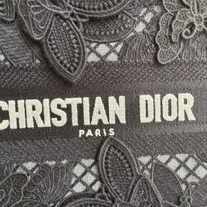 Small CD Book Tote 26.5cm Butterfly Zodiac Black