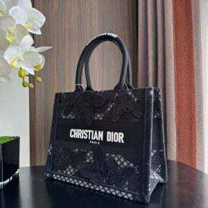 Small CD Book Tote 26.5cm Butterfly Zodiac Black
