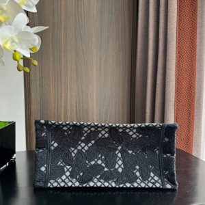 Small CD Book Tote 26.5cm Butterfly Zodiac Black