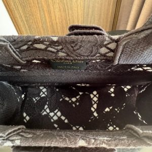 Small CD Book Tote 26.5cm Butterfly Zodiac Black