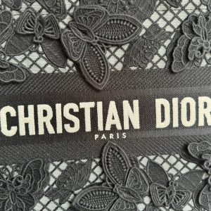 Medium CD Book Tote 36cm Butterfly Zodiac Black