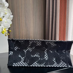 Medium CD Book Tote 36cm Butterfly Zodiac Black