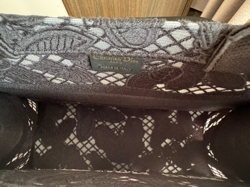 Medium CD Book Tote 36cm Butterfly Zodiac Black