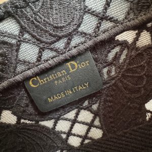 Medium CD Book Tote 36cm Butterfly Zodiac Black