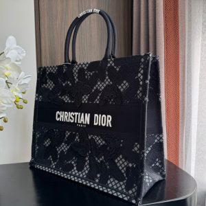 Large CD Book Tote 42cm Butterfly Zodiac Black