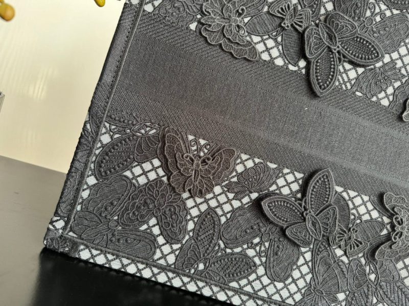 Large CD Book Tote 42cm Butterfly Zodiac Black