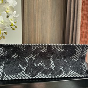 Large CD Book Tote 42cm Butterfly Zodiac Black