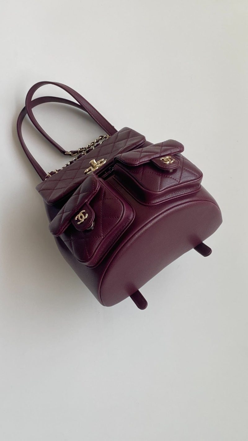 CC large backpack 20 burgundy lambskin