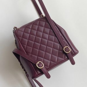 CC large backpack 20 burgundy lambskin