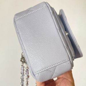 Chanel 25 Backpack 18cm Lilac Caviar Leather