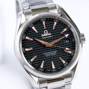 SEAMASTER AQUA TERRA 150M BROWN HAND BLACK DIAL