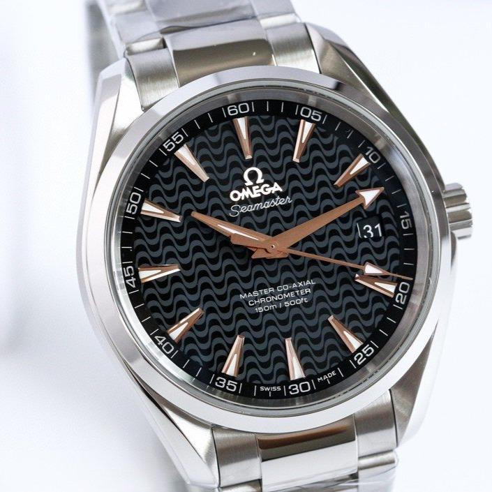 SEAMASTER AQUA TERRA 150M BROWN HAND BLACK DIAL