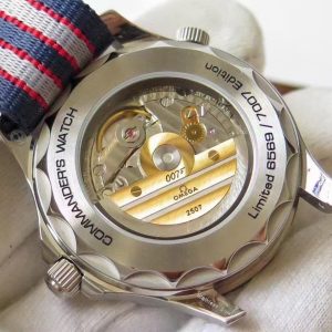 SEAMASTER COMMANDER WHITE DIAL TEXTILE STRAP