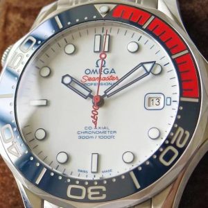 SEAMASTER COMMANDER WHITE DIAL STEEL STRAP