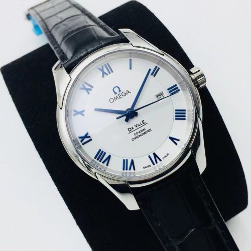 DEVILLE HOUR VISION CO-AXIAL WHITE DIAL LEATHER