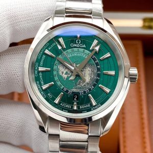 SEAMASTER AQUA TERRA 150M WORLDTIMER GREEN DIAL