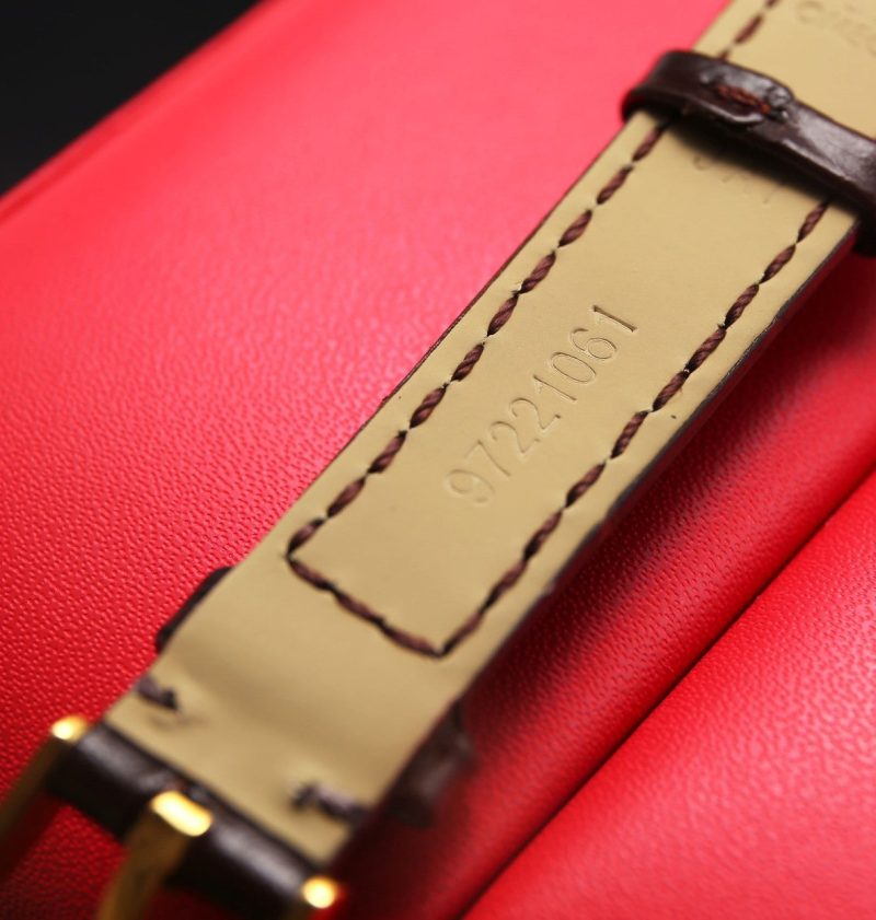DEVILLE PRESTIGE 27MM QUARTZ LEATHER STRAP