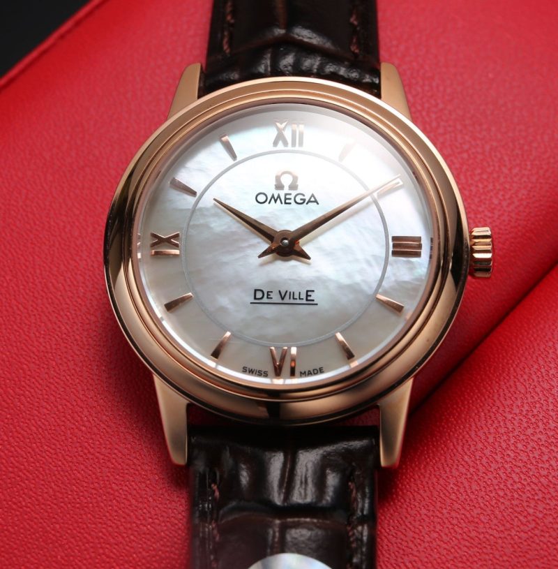 DEVILLE PRESTIGE 27MM QUARTZ LEATHER STRAP