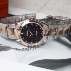 z2615132496150_04ab5d4620560ecc65d492c1adbb489c_1b9654ce-21bc-4c4d-a889-55a1ecd8d3f8 SEAMASTER QUARTZ 33MM TWO-TONE BLACK DIAL