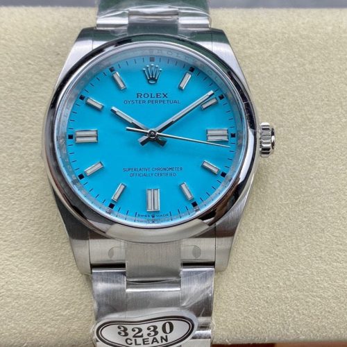 OYSTER PERPETUAL 36MM STAINLESS STEEL SKY BLUE DIAL