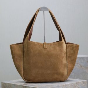 YSL Bea Hobo Bag 50cm in Brown Suede